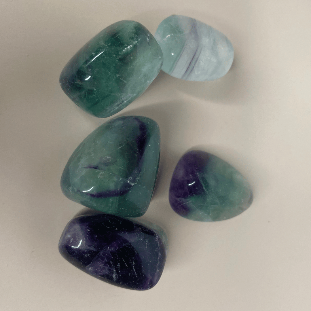 Fluorid | Konzentration • Energie • Ordnung im Innen | Trommelstein