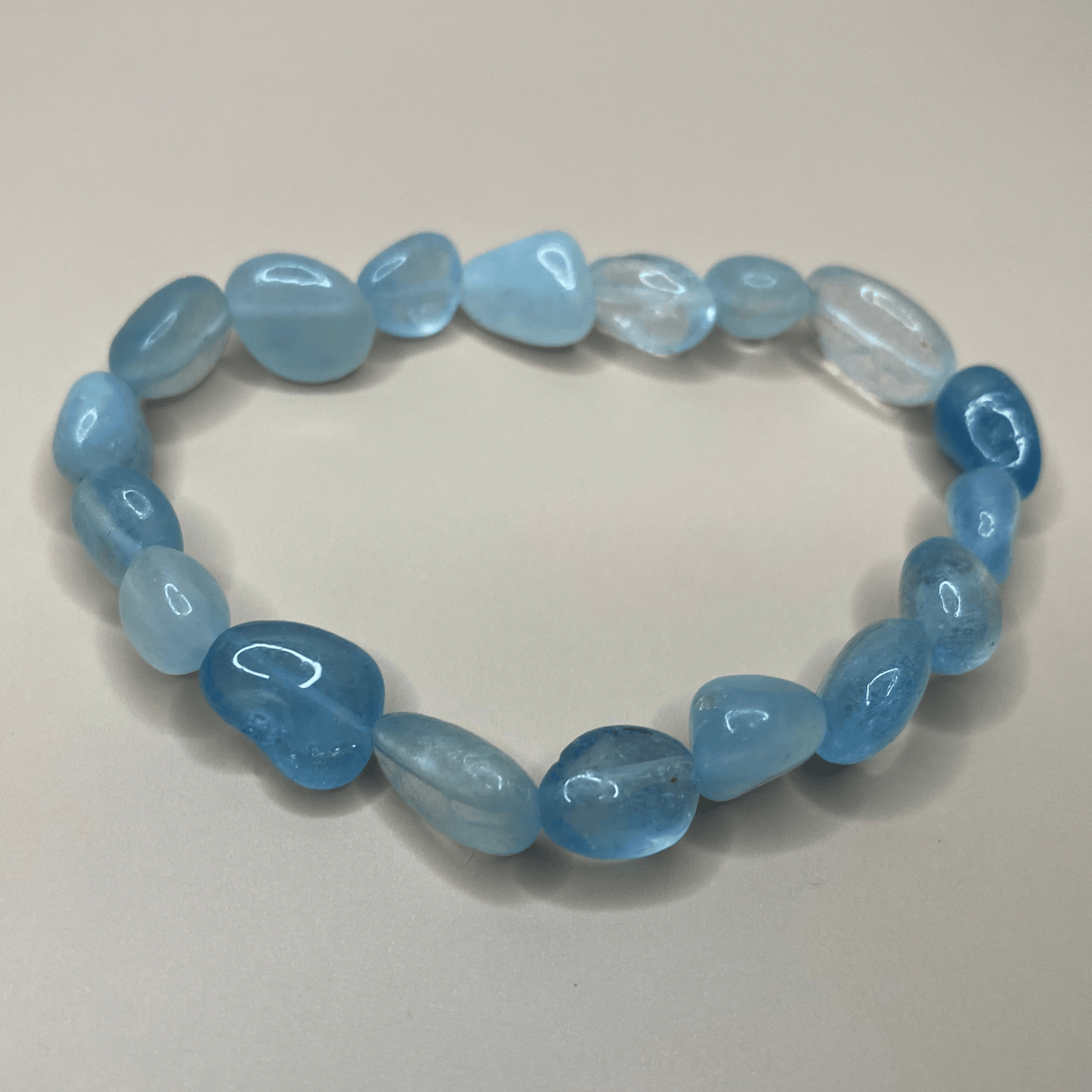 Armband Aquamarin | Leichtigkeit • Ausdruck • innere Ruhe | nature shape