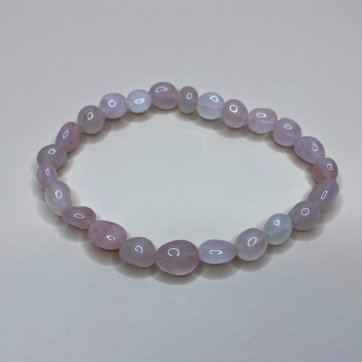 Armband Rosenquarz | Liebe • Verbundenheit • Selbstliebe | nature shape